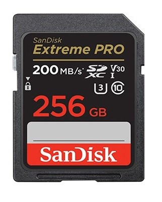 SanDisk 256GB Extreme PRO Memory Card