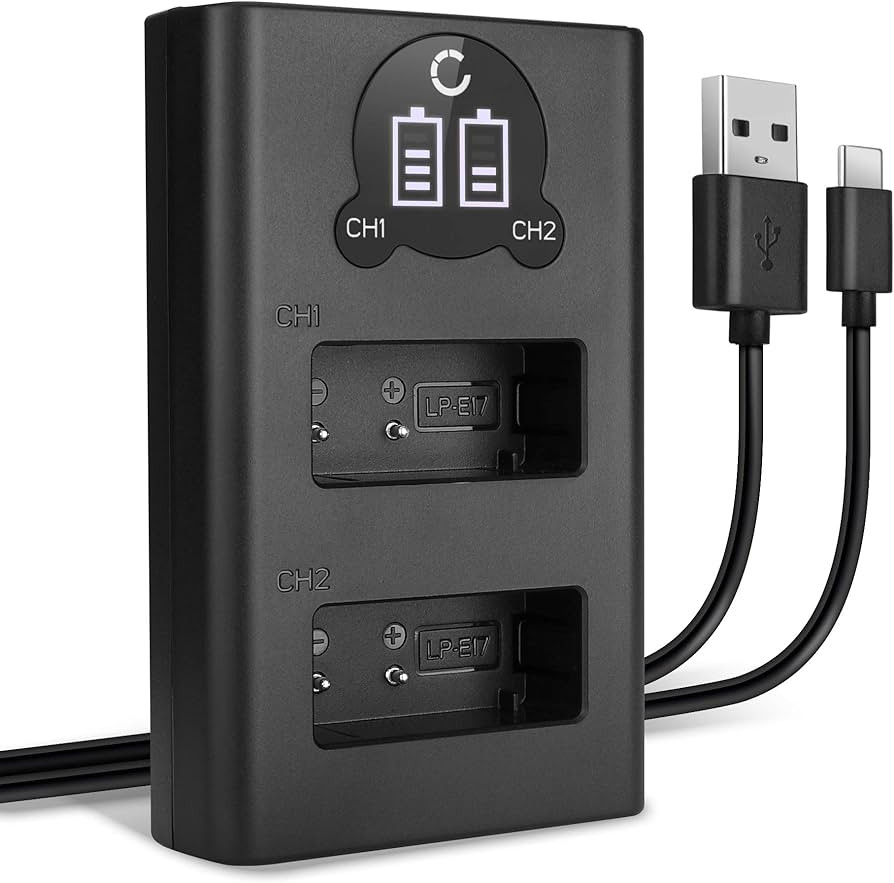 Captor LP-E17 Dual Battery Charger